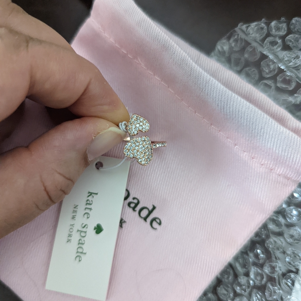 Kate spade heart ring size 8